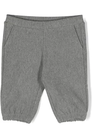 DOUUOD KIDS Mélange-effect tracksuit bottoms