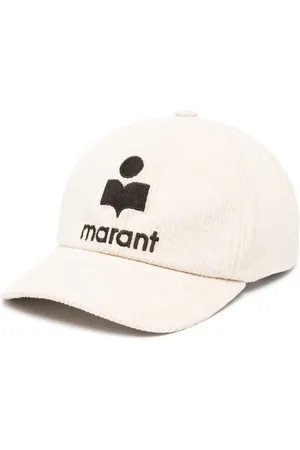 Isabel Marant Tyron logo-embroidered corduroy cap