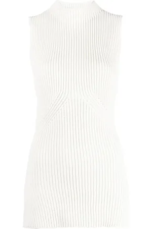 Gauchere Open-back ribbed top