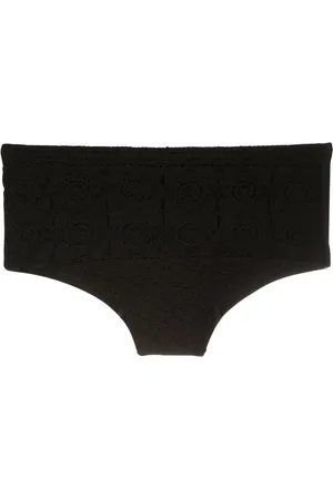 AMIR SLAMA Crochet-knit swimming trunks