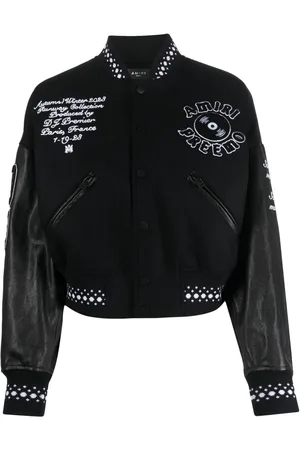 AMIRI Logo-embroidered bomber jacket