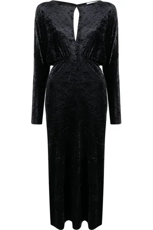 P.A.R.O.S.H. Velvet long-sleeve maxi dress