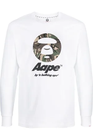 Buy AAPE BY A BATHING APE Long Sleeved T-Shirts for Men Online