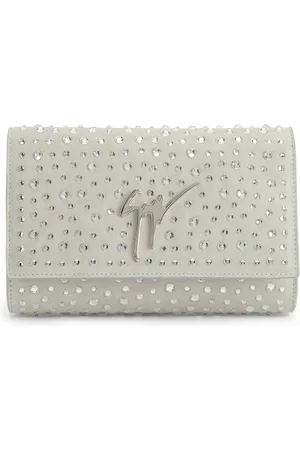 Giuseppe Zanotti Cleopatra crystal-embellished clutch bag