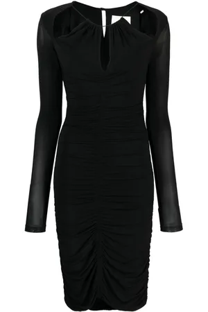 Isabel Marant Cut-out ruched midi dress