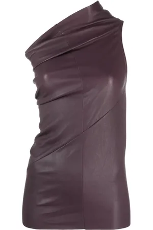 Rick Owens Athena leather tank top