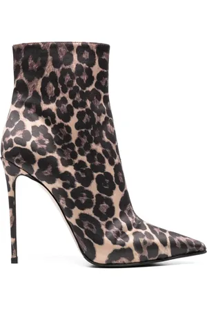 LE SILLA Eva 120mm leopard-print boots