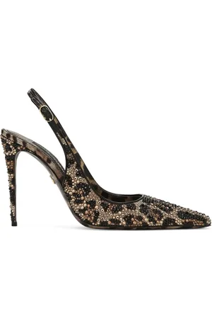 Dolce & Gabbana 105mm leopard-print leather pumps