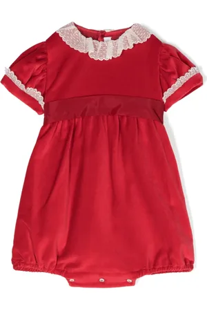 Mariella Ferrari Lace-trim velvet cotton shorties