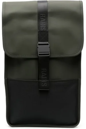 Rains Trails logo-debossed backpack