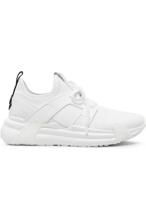 Moncler Lace-up leather sneakers