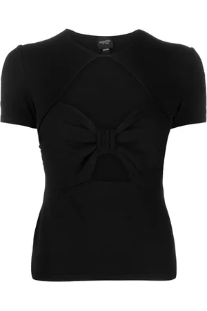 Giambattista Valli Cut-out short-sleeve top