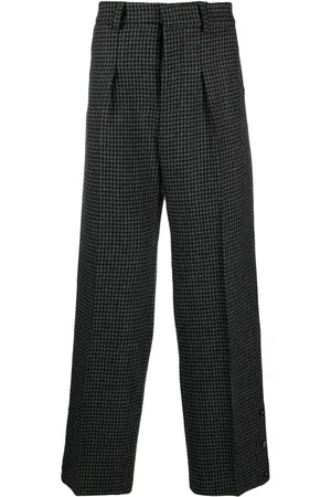Nanushka Wilco houndstooth-pattern trousers