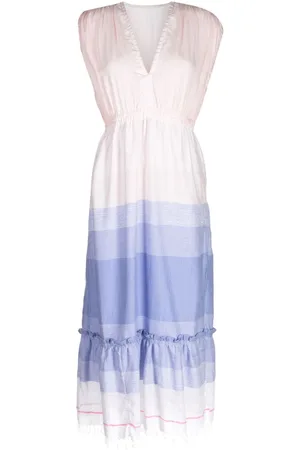 Lemlem Jelba gradient-effect dress