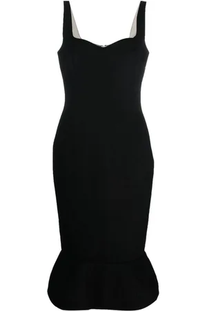 Marni Flared-hem sleeveless midi dress