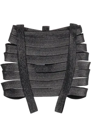 MATICEVSKI Bandeau harness mini skirt