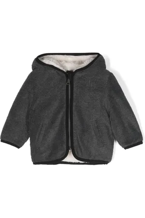 BONPOINT Felted zip-up hooded coat