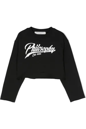 PHILOSOPHY DI LORENZO SERAFINI Logo-print crew-neck sweatshirt