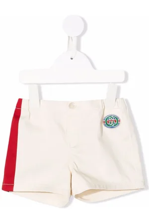 Gucci Logo-patch side-stripe shorts