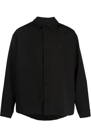 Represent Initials-embroidered long-sleeve shirt