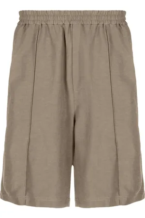 Helmut Lang Pintucked elasticated bermuda shorts