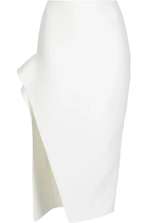 MATICEVSKI High-waisted side-slit midi skirt