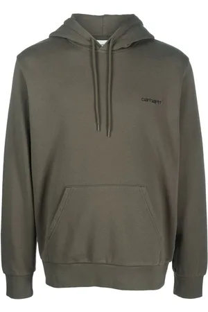 Carhartt Logo-embroidered cotton hoodie
