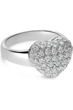 Leo Pizzo 18kt white gold diamond Amore ring
