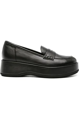 Paloma Barceló Slip-on leather loafers