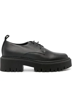 LORENA ANTONIAZZI 50mm lace-up leather loafers