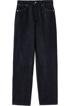 Jil Sander Contrast-stitching cotton jeans