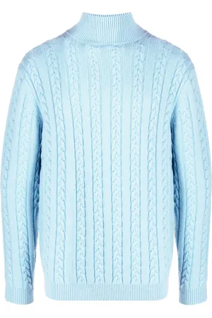Fursac High-neck cable-knit jumper