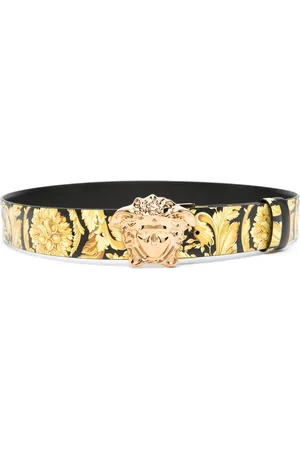 VERSACE La Medusa reversible leather belt