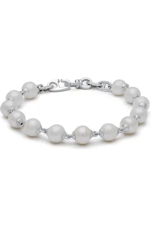 MAOR Pearl-detail sterling-silver bracelet