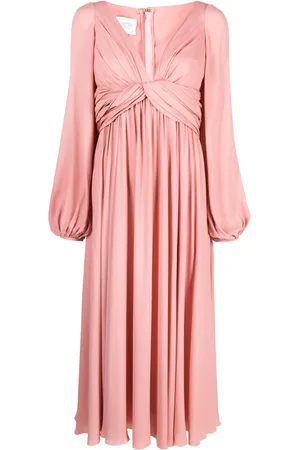 Giambattista Valli Twisted crepe maxi dress