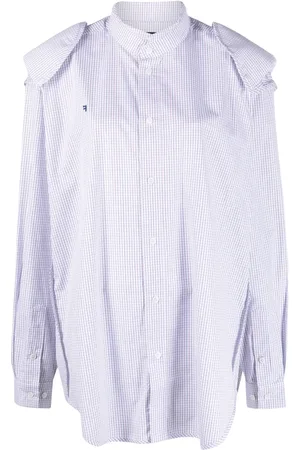 Frenken Attachement Insideout checked cotton shirt