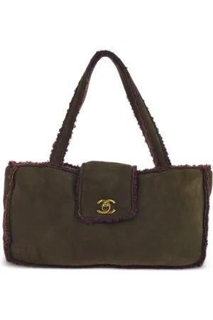 chanel shearling handbag