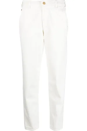 Emporio Armani Mid-rise straight-leg trousers