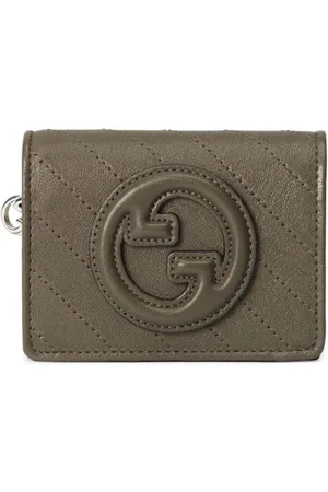 Gucci Script Continental Wallet Dark Brown Trim - A World Of Goods