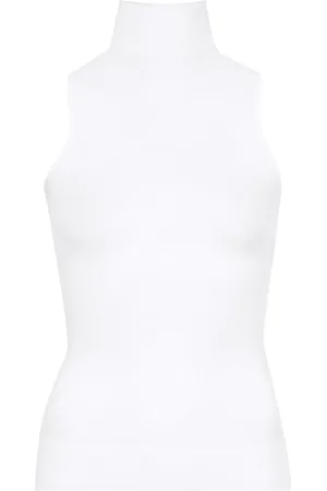 Proenza Schouler Matte ribbed-knit sleeveless top
