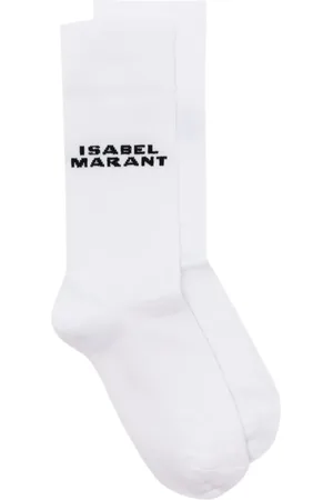 Isabel Marant Dawi intarsia-knit logo socks