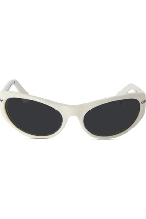 OFF-WHITE Napoli round-frame sunglasses
