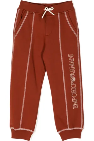 Emporio Armani Logo-embroidered track pants