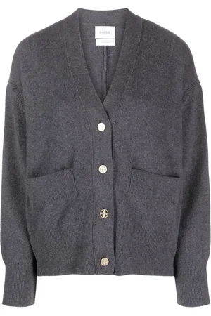 Barrie Iconic V-neck cashmere cardigan