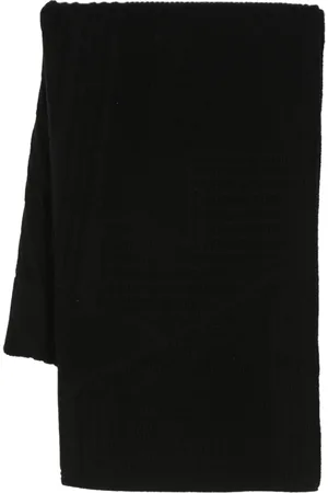 Y-3 Engineered logo-debossed scarf