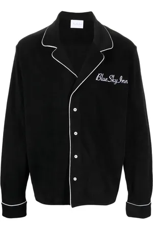 BLUE SKY INN Logo-embroidered cotton shirt