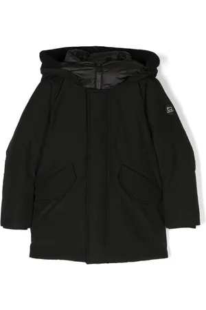 Woolrich Logo-patch padded hooded jacket