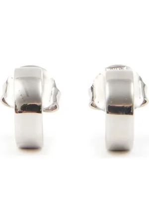 Maison Margiela Numeric engraved hoop earrings