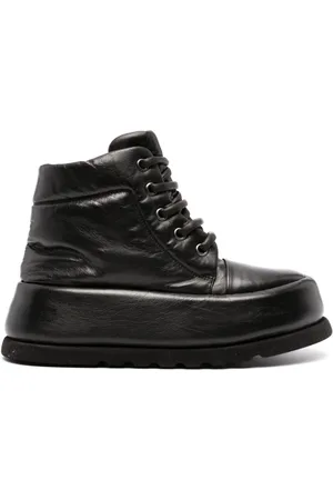 MARSÈLL Bombo 65mm leather lace-up shoes