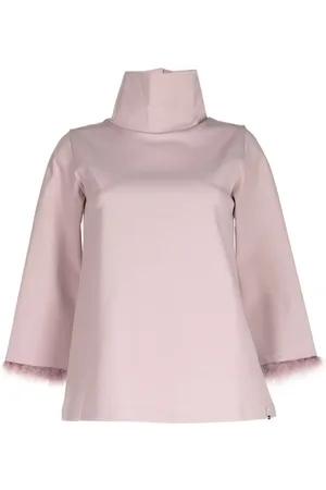 HERNO Resort contrast-trim knitted top